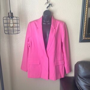 The Drop Women’s Hot Pink One Button Blazer